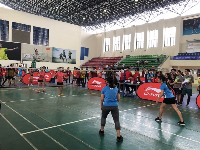 Khai mạc Đại hội thể thao lưu học sinh Lào tại Hà Nội khai mac dai hoi the thao luu hoc sinh lao tai ha noi