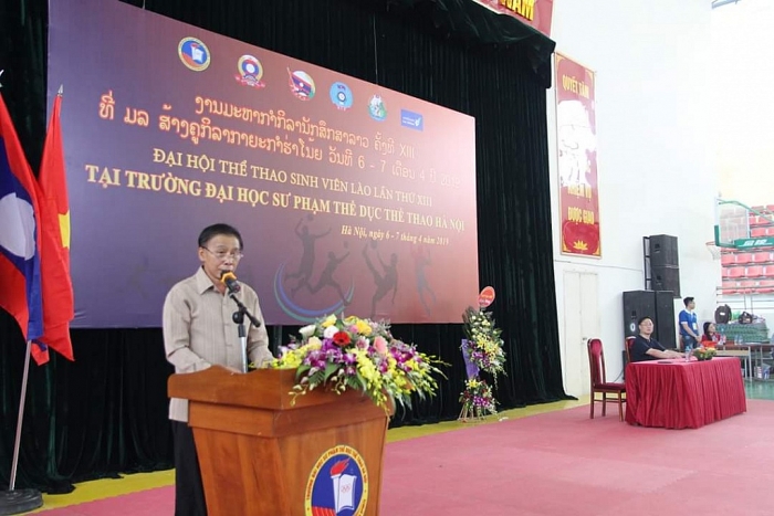 Bế mạc Đại hội thể thao lưu học sinh Lào toàn thành phố Hà Nội năm 2019 be mac dai hoi the thao luu hoc sinh lao toan thanh pho ha noi nam 2019