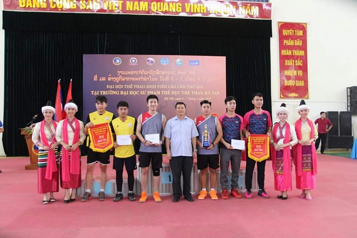 Bế mạc Đại hội thể thao lưu học sinh Lào toàn thành phố Hà Nội năm 2019 be mac dai hoi the thao luu hoc sinh lao toan thanh pho ha noi nam 2019
