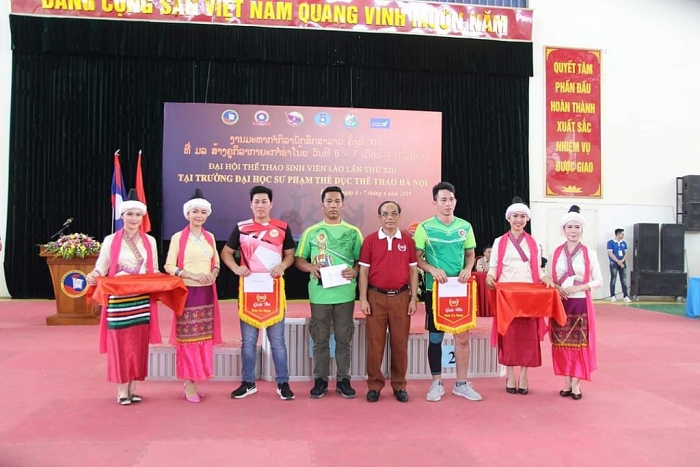 Bế mạc Đại hội thể thao lưu học sinh Lào toàn thành phố Hà Nội năm 2019 be mac dai hoi the thao luu hoc sinh lao toan thanh pho ha noi nam 2019