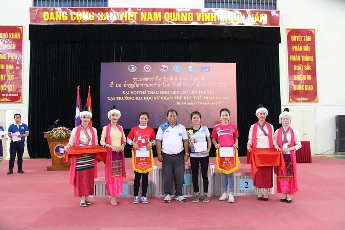 Bế mạc Đại hội thể thao lưu học sinh Lào toàn thành phố Hà Nội năm 2019 be mac dai hoi the thao luu hoc sinh lao toan thanh pho ha noi nam 2019