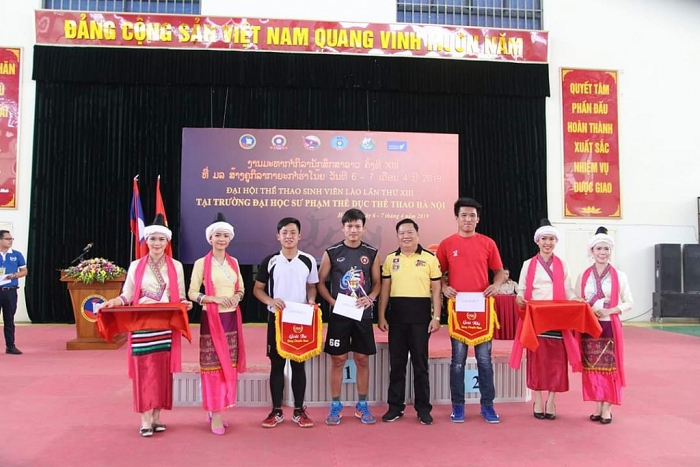 Bế mạc Đại hội thể thao lưu học sinh Lào toàn thành phố Hà Nội năm 2019 be mac dai hoi the thao luu hoc sinh lao toan thanh pho ha noi nam 2019