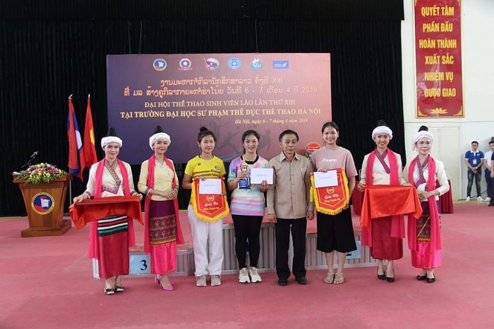 Bế mạc Đại hội thể thao lưu học sinh Lào toàn thành phố Hà Nội năm 2019 be mac dai hoi the thao luu hoc sinh lao toan thanh pho ha noi nam 2019