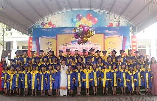 phu tho am tinh thay tro le tri an va truong thanh hs lop 5 truong th tho son