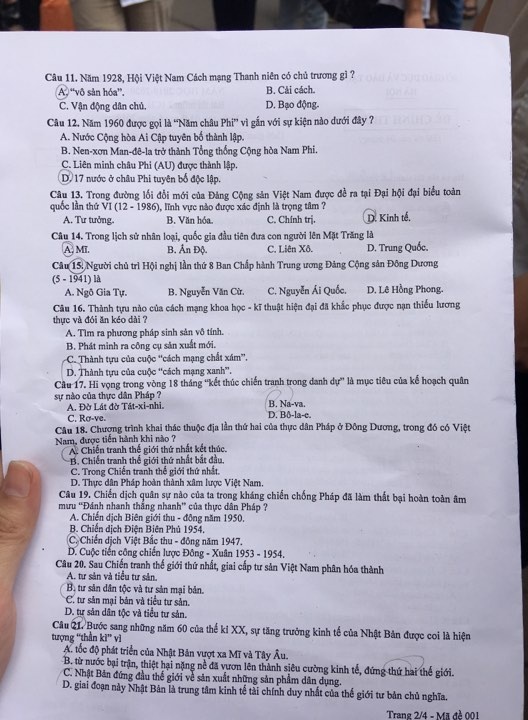 de thi tuyen sinh lop 10 mon tieng anh so gddt ha noi nam 2019