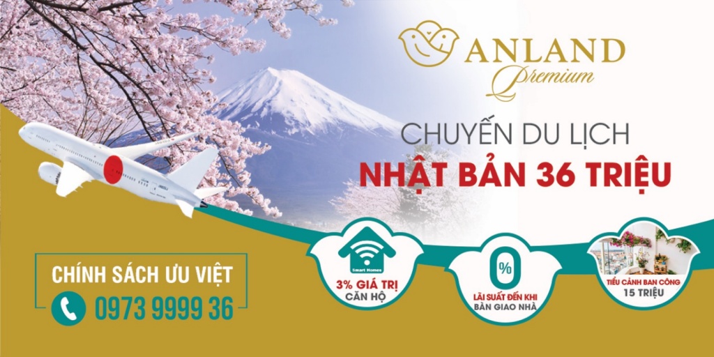 Khách hàng Anland Premium nhận chuyến đi Nhật cùng chính sách bán hàng hấp dẫn choang voi dinh thu 5000m2 trong khu do thi duong noi con ngon ngang