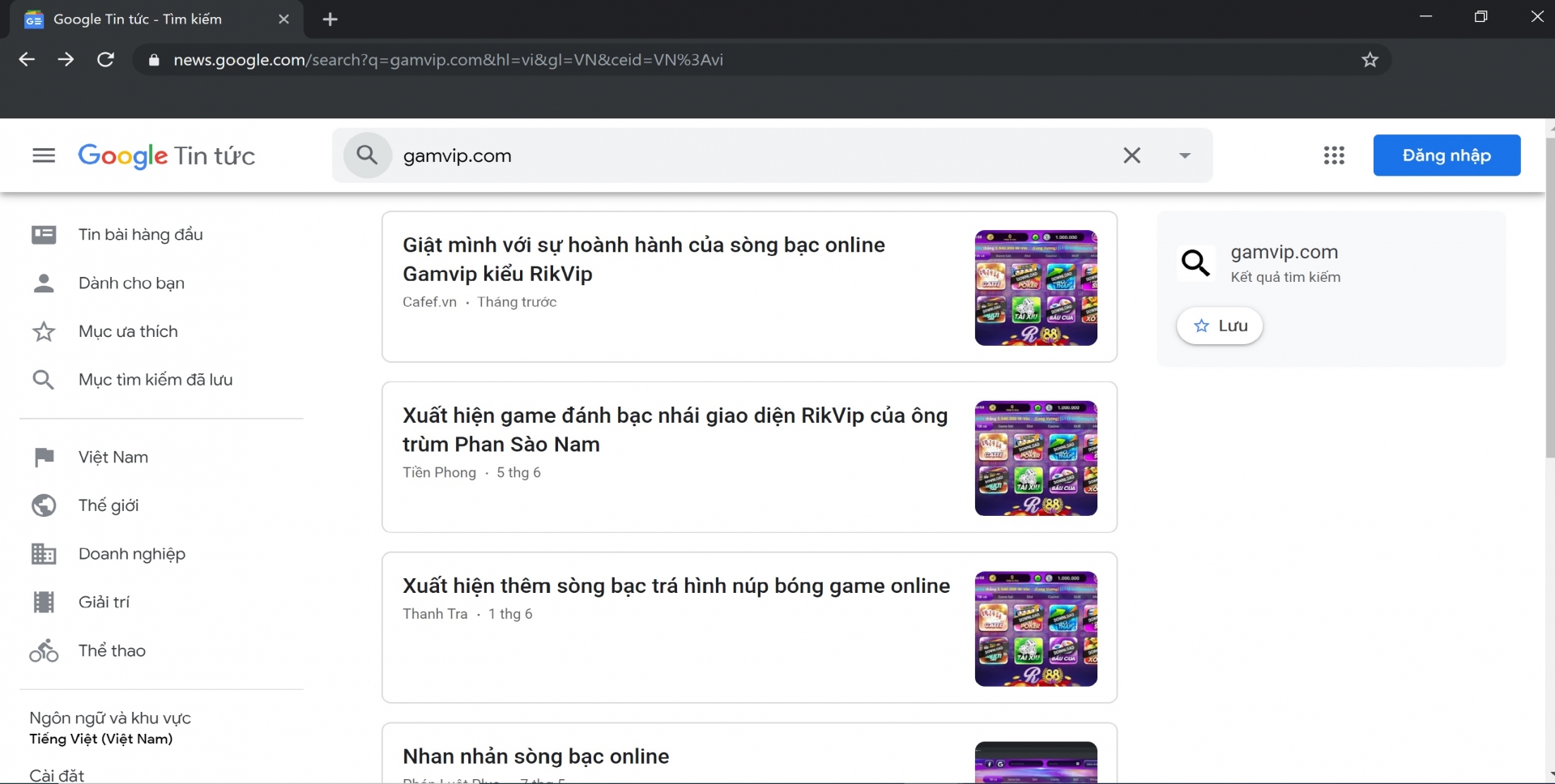 bao dong su hoanh hanh cua song bac online danh bac tra hinh gamvipcom