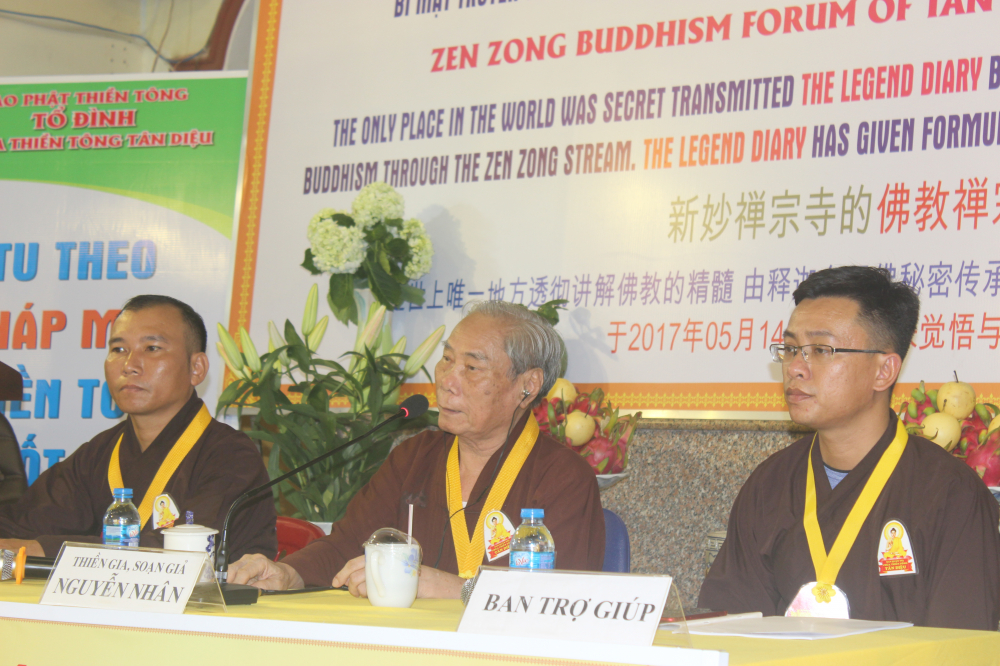 hon 300 phat tu tham gia dien dan ve dao phat thien tong tai chua thien tong tan dieu long an