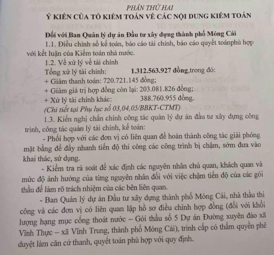 quang ninh nhieu sai pham tai bqlda tp mong cai lien quan den giam doc nguyen hung chien