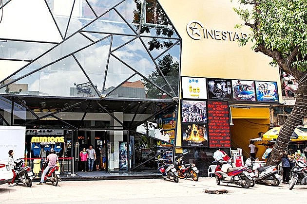 Cụm rạp CineStar 135 Hai Bà Trưng, quận 1, TP Hồ Chí Minh.