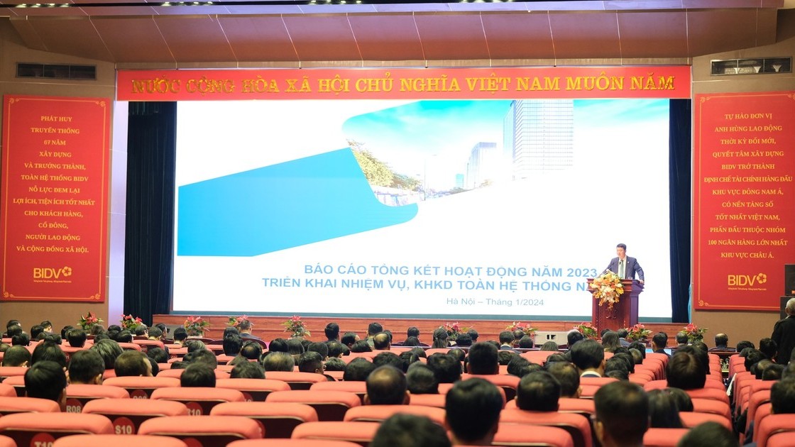 BIDV báo lợi nhuận năm 2023 hơn 27.400 tỷ đồng, tăng trưởng 19,5%