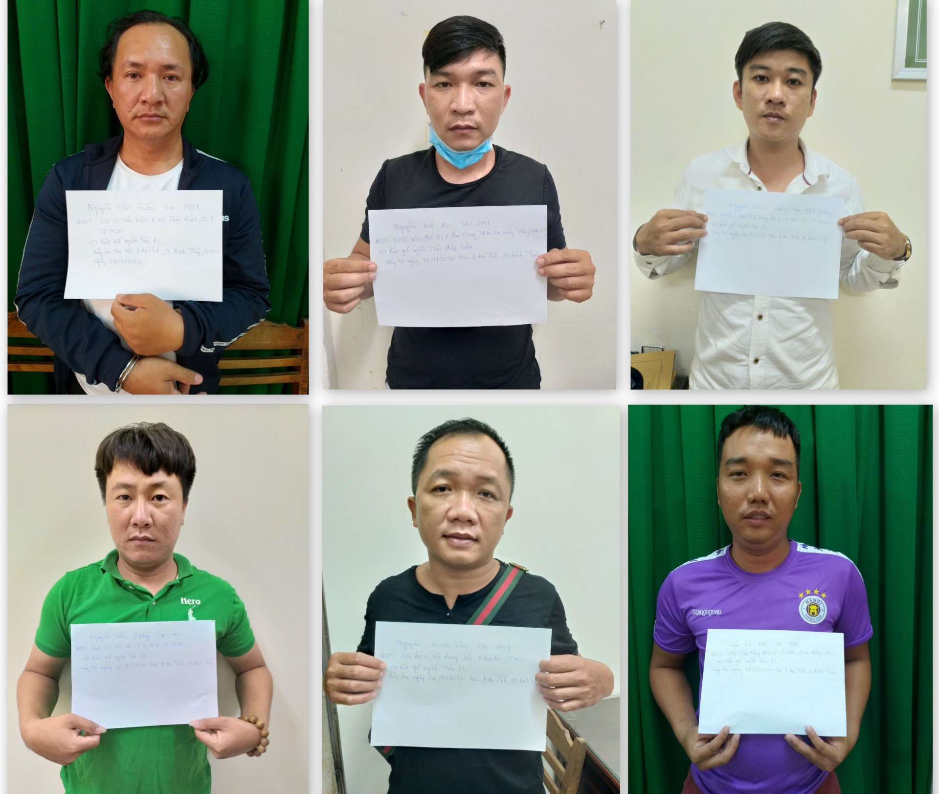 cong an can tho bat giu nhanh 8 doi tuong bat coc 4 nguoi de doi no