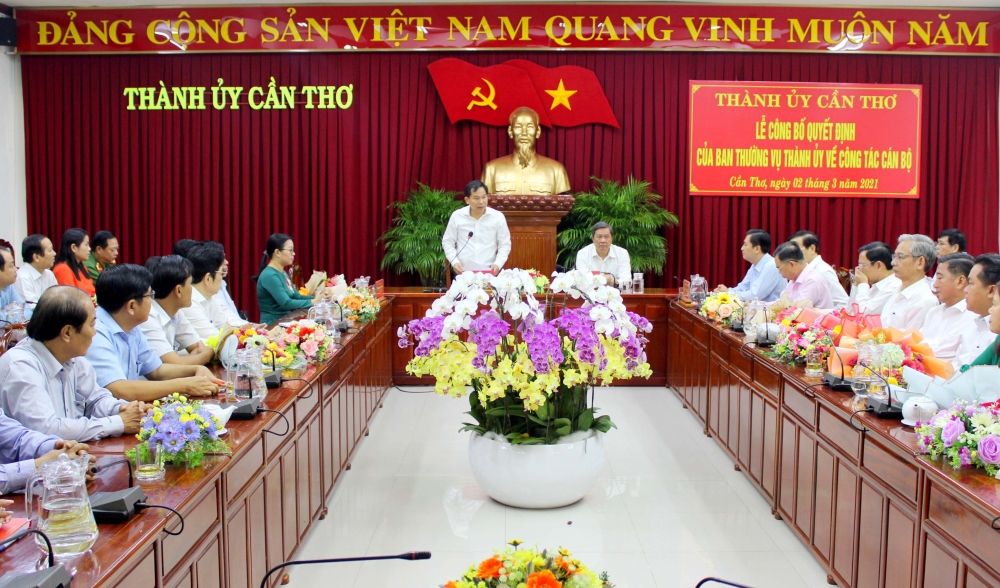 Cần Thơ: Luân chuyển điều động nhiều cán bộ chủ chốt sở ngành, quận huyện