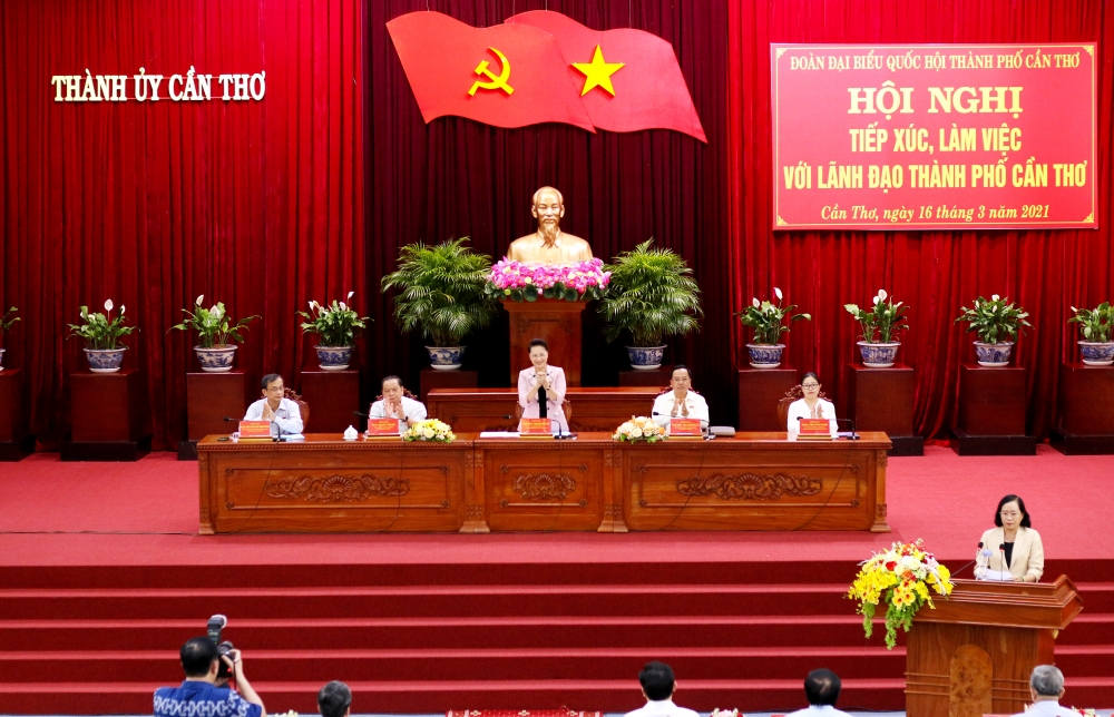 Chủ tịch Quốc hội: Cần Thơ giữ vai trò trung tâm động lực phát triển Đồng bằng sông Cửu Long