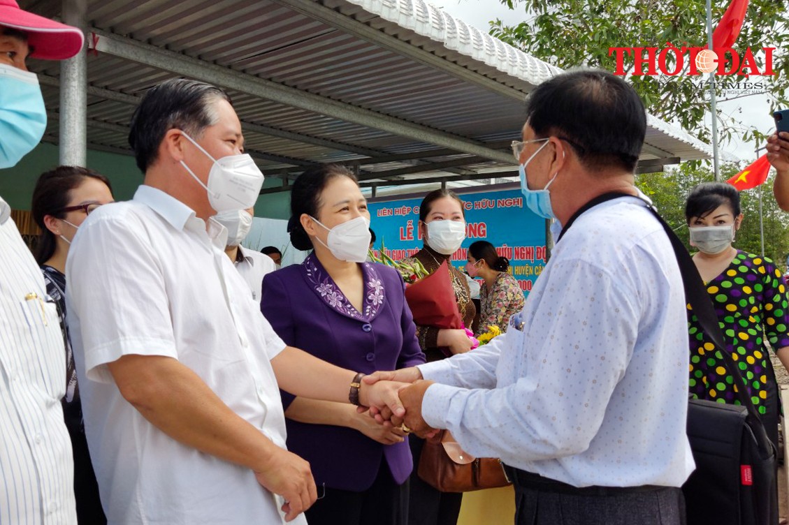 Chủ tịch VUFO dự khởi công xây dựng 4 cây cầu nông thôn và 25 căn nhà hữu nghị