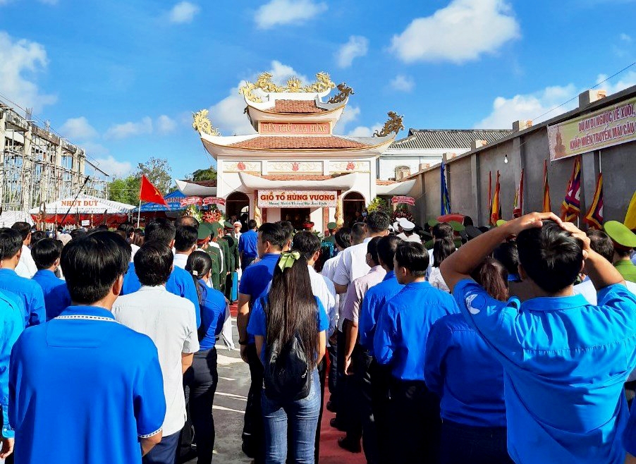 Giỗ Tổ Hùng Vương trên mảnh đất miền Tây