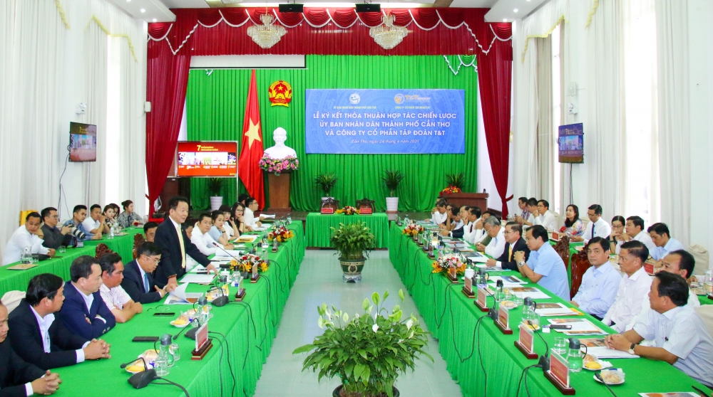 Cần Thơ ký kết thỏa thuận hợp tác chiến lược với Tập đoàn T&T