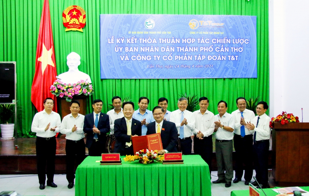 Cần Thơ ký kết thỏa thuận hợp tác chiến lược với Tập đoàn T&T