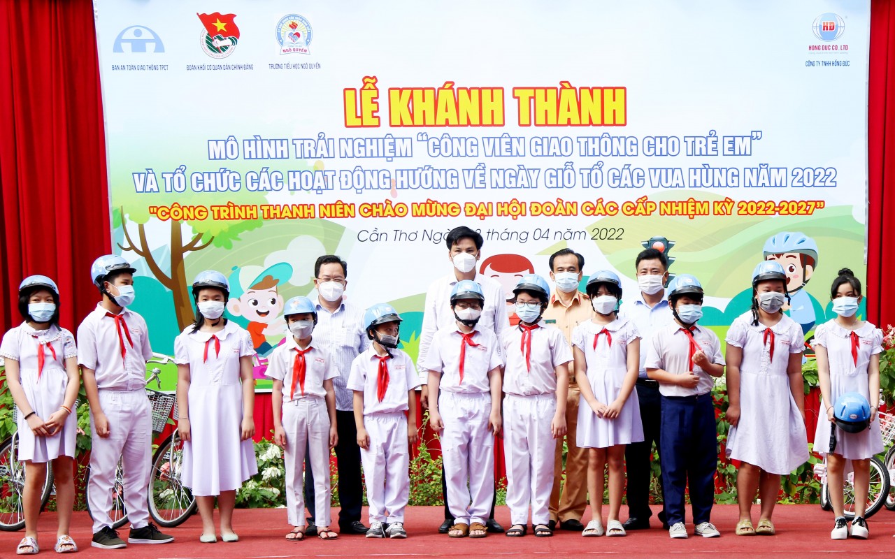 Cần Thơ tiếp tục nhân rộng mô hình “Công viên giao thông” cho học sinh