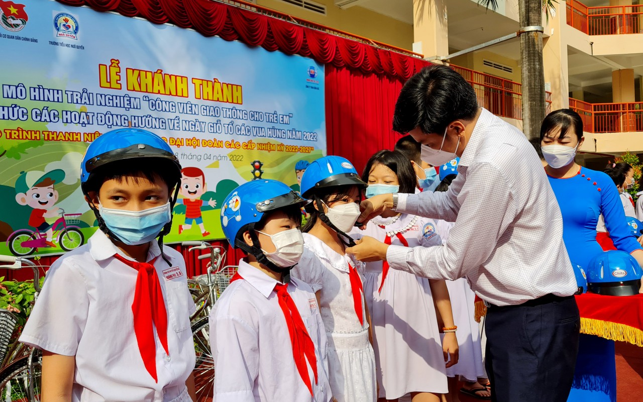 Cần Thơ tiếp tục nhân rộng mô hình “Công viên giao thông” cho học sinh