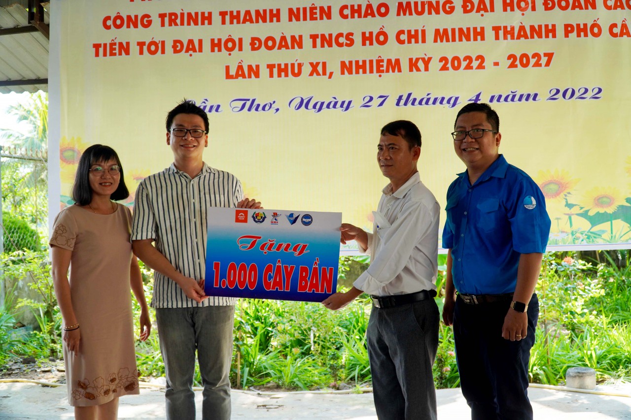 Liên hiệp Cần Thơ cùng Tổ chức MYI trồng 1.000 cây bần bảo vệ môi trường