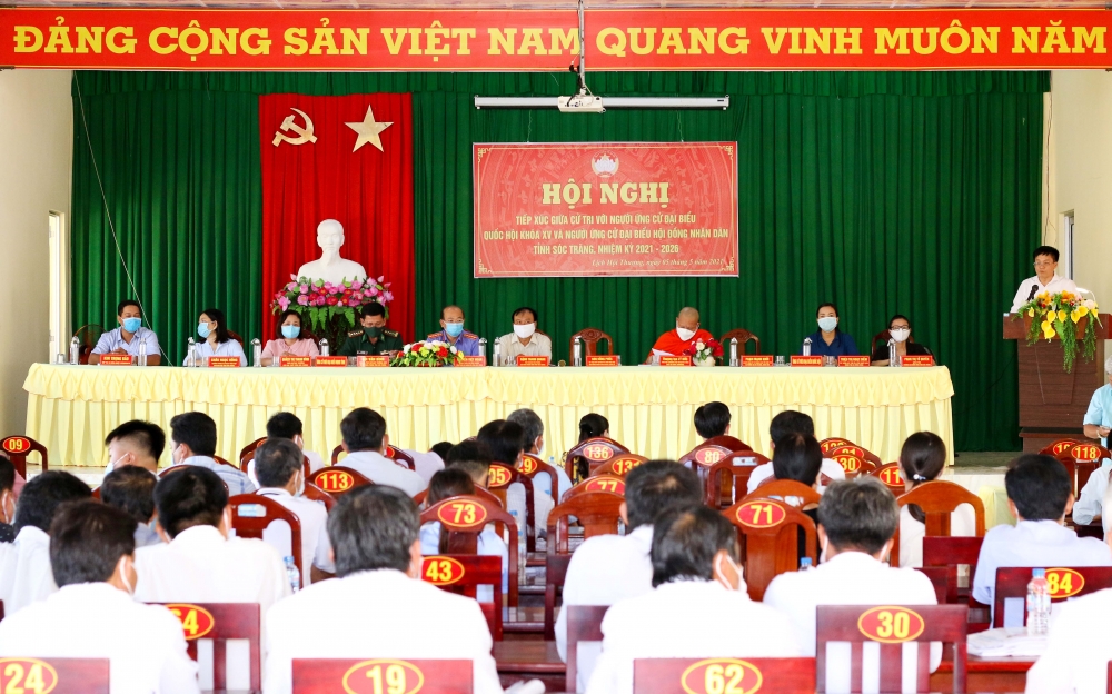 Sóc Trăng: Cử tri đánh giá cao chương trình hành động của các ứng viên Đại biểu Quốc hội, HĐND tỉnh