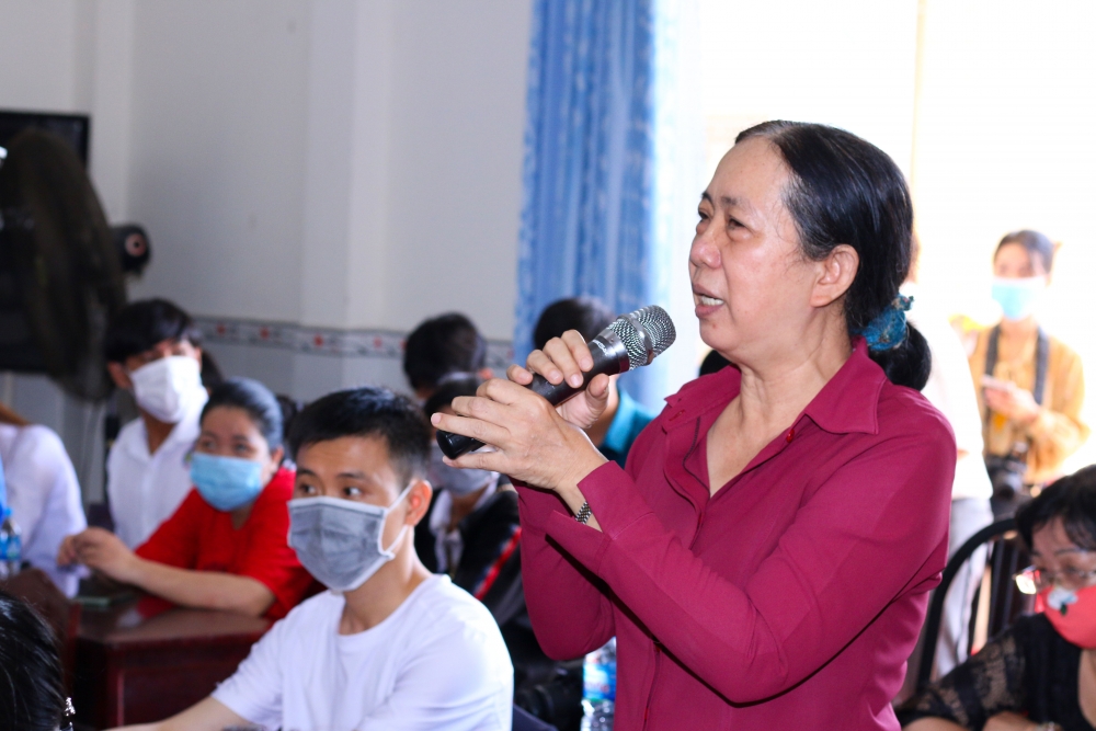 Cử tri bày tỏ tin tưởng vào chương trình hành động của các ứng cử viên HĐND TP Cần Thơ