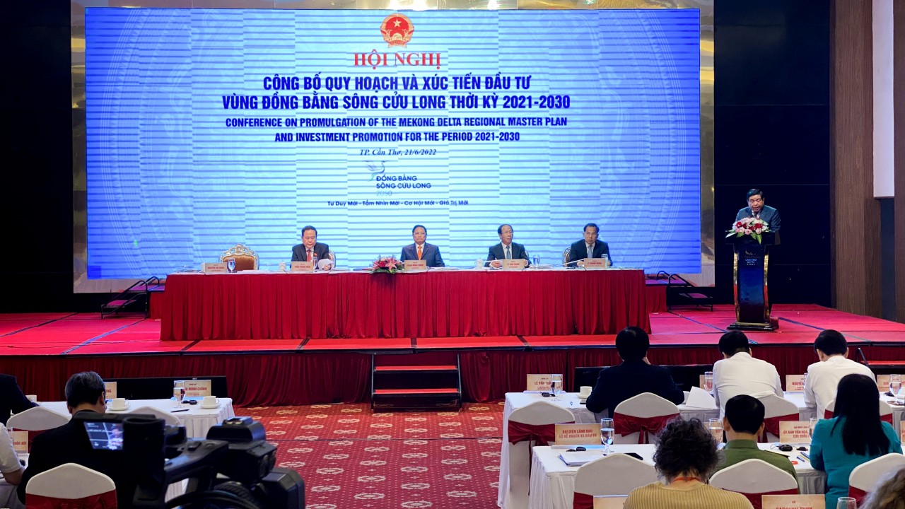 Thủ tướng Phạm Minh Chính chủ trì công bố quy hoạch và xúc tiến đầu tư vùng ĐBSCL