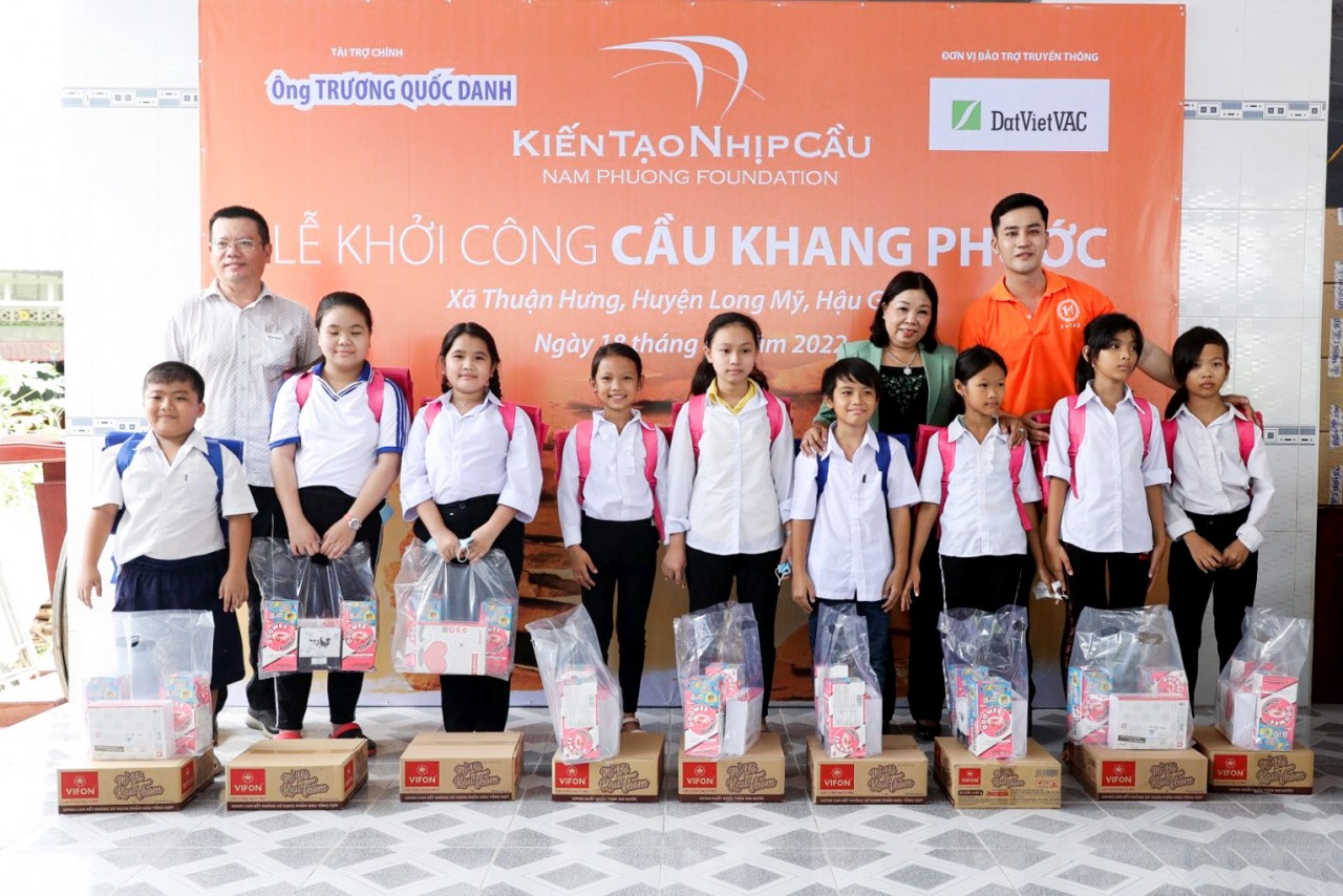 Hậu Giang khởi công cầu giao thông nông thôn Khang Phước