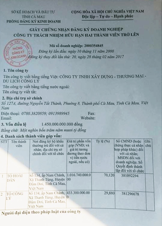 thong tin moi vu thieu gia cong ly o mien tay bi bat