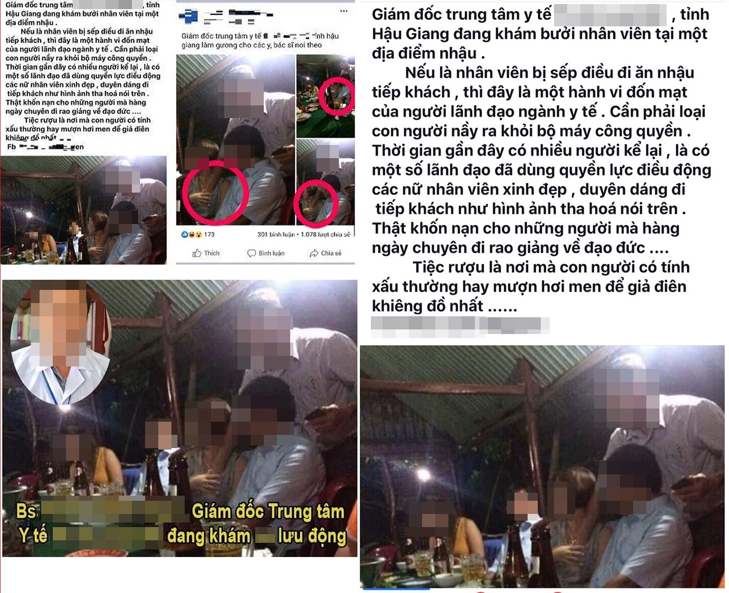 giam doc trung tam y te noi gi ve hinh anh kham nguc phu nu tren ban nhau