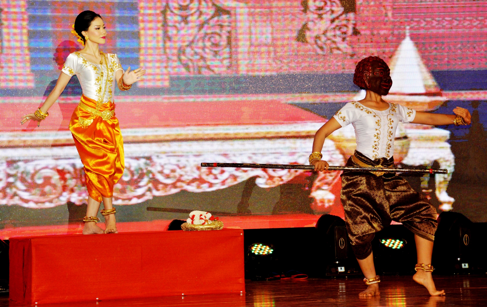nhieu tiet muc nghe thuat dac sac cua campuchia bieu dien o an giang