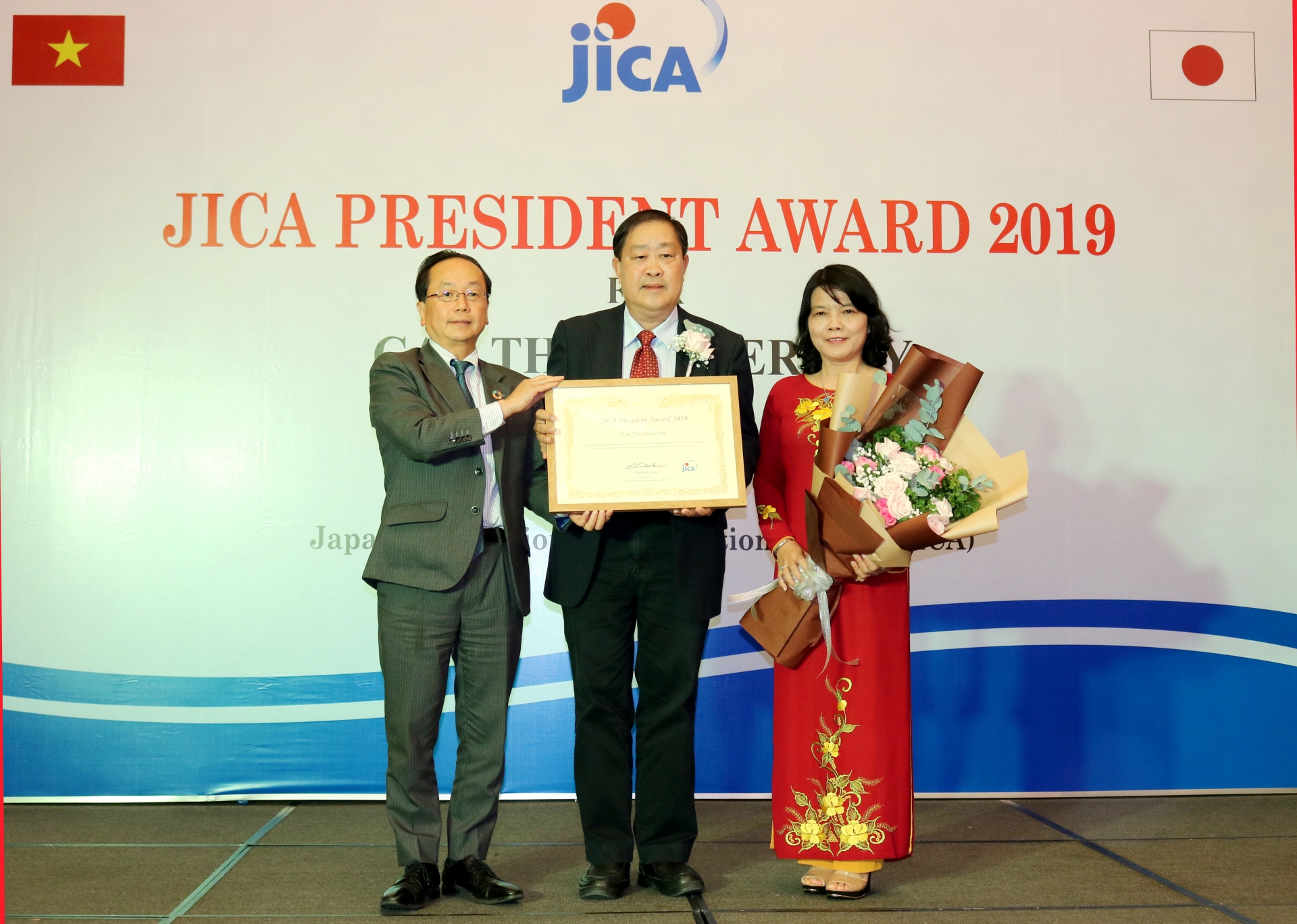 dai hoc can tho duoc trao giai thuong danh du cua chu tich jica