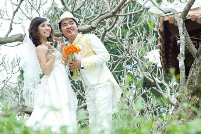 anh cuoi 6 nam truoc cua hoa hau hai thu trang va tien luat