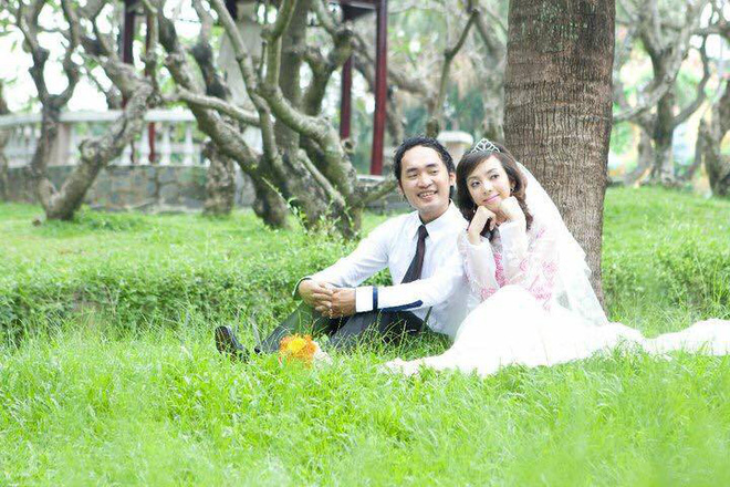 anh cuoi 6 nam truoc cua hoa hau hai thu trang va tien luat