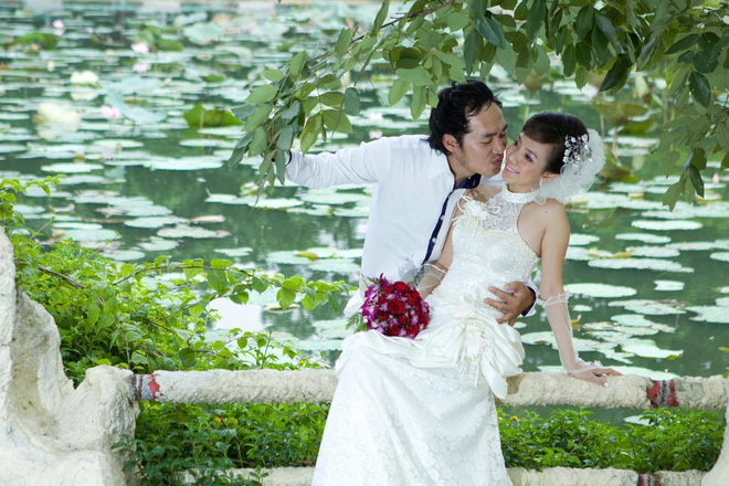 anh cuoi 6 nam truoc cua hoa hau hai thu trang va tien luat
