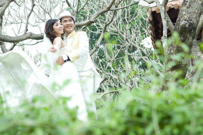 anh cuoi 6 nam truoc cua hoa hau hai thu trang va tien luat