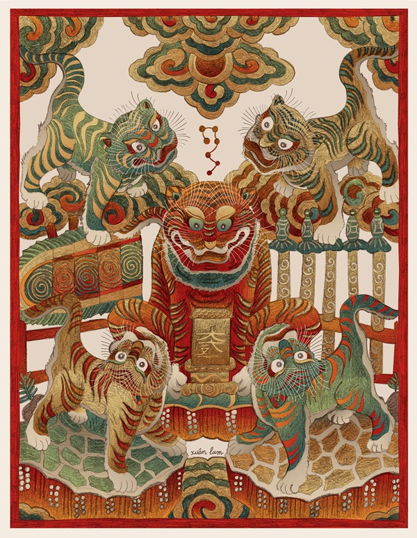 hoa si 9x thoi hon moi vao tranh dan gian