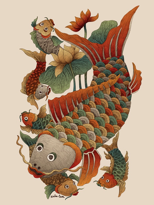 hoa si 9x thoi hon moi vao tranh dan gian