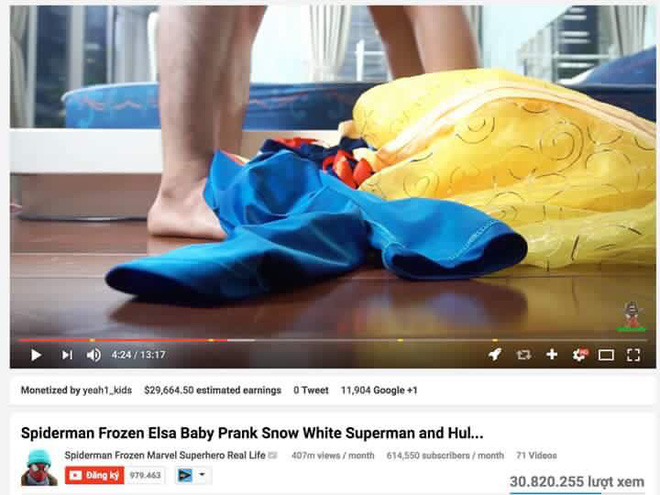 nhung doan clip gan mac sieu anh hung cong chua elsa phan cam tai viet nam