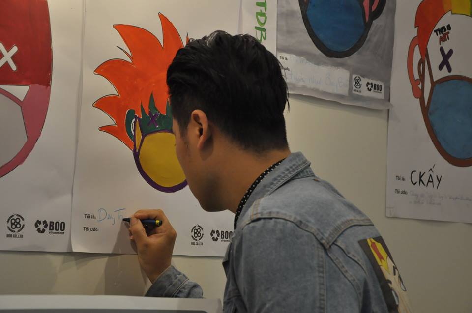 hoa hau my linh mc phan anh chung tay quyet sach cho ha noi quyet xanh