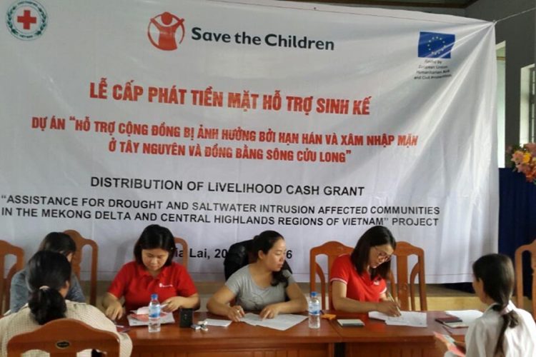 to chuc cuu tro tre em nguoi tien phong trong cong tac cuu tro khan cap