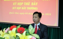 huyen quoc oai bau chuc danh chu tich hdnd