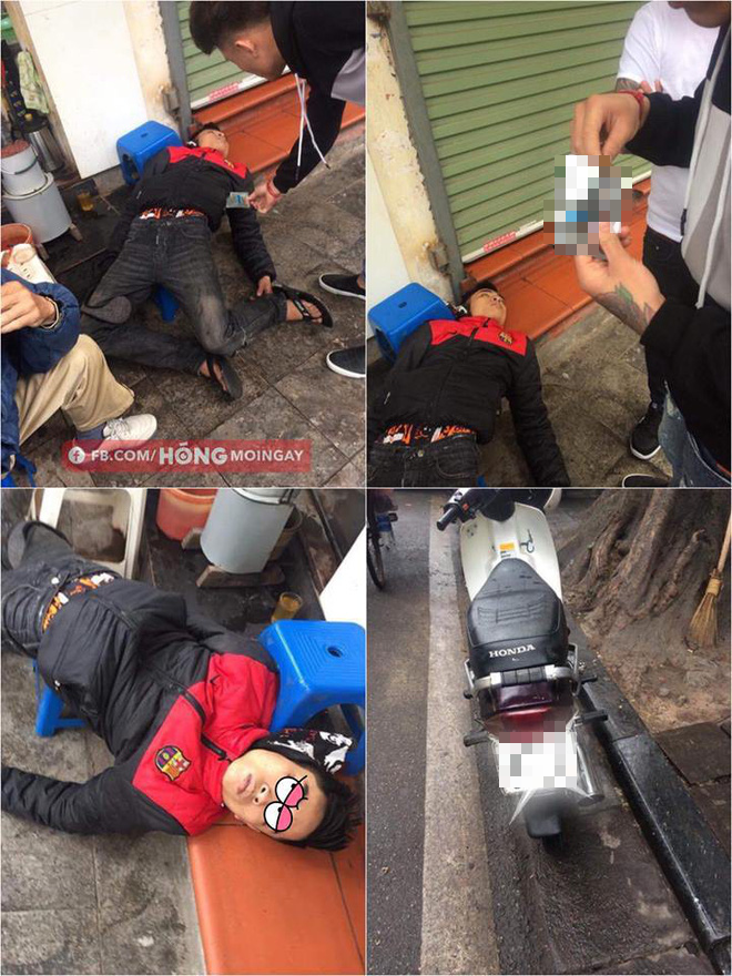 ha noi nam thanh nien hut thao duoc la roi nga vat ra via he ngu