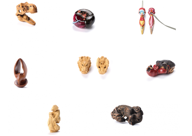 trien lam netsuke nghe thuat dieu khac go nhat ban duong dai