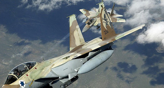 f 15 israel gap khan nguy khong phai do ten lua syria ban mat luc luong trong nhieu tuan