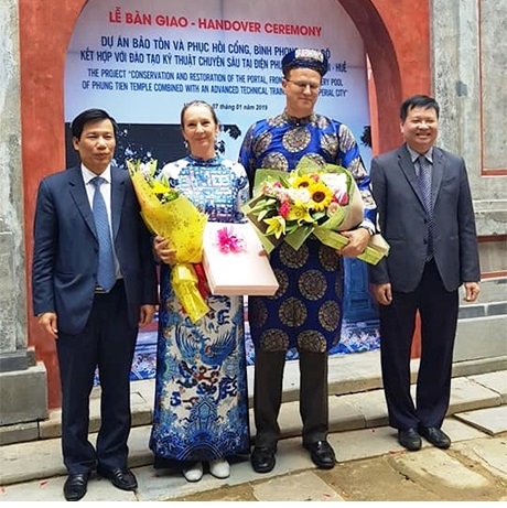 ong nguyen ngoc thien va dai su chlb duc du ban giao du an bao ton dien phung tien dai noi hue