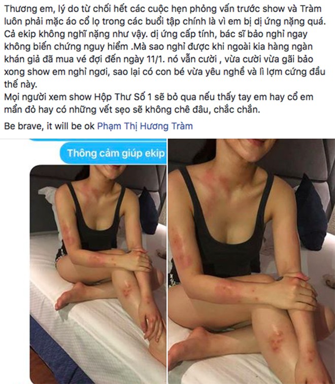 huong tram phai huy toan bo cac buoi phong van fan dau xot khi thay hinh anh nay