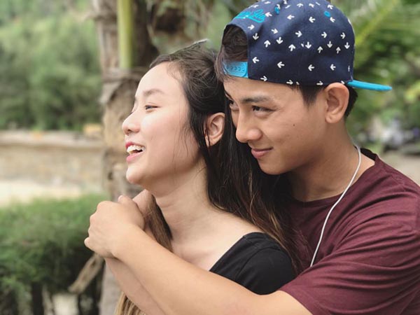 hinh anh gay chu y cua hoai lam va nguoi yeu sau khi cong khai tinh cam