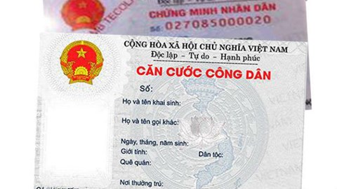 cong dan du 14 tuoi tro len phai nop le phi cap moi doi can cuoc cong dan